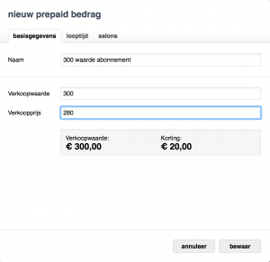 instellingen van salonhub betalingen