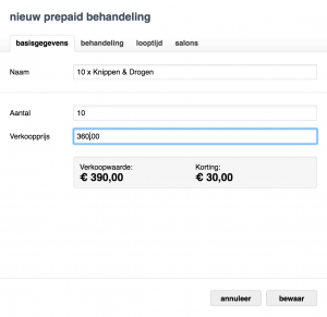 behandeling overzicht