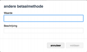 andere betaalmethode uitkiezen salonhub