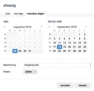 hoe je je met ziekmelden via salonhub