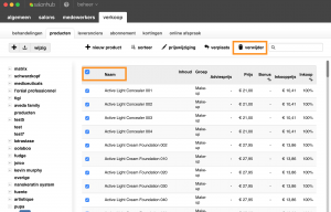 merk verwijderen in salon