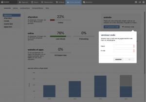 code versturen in salonhub