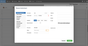 postcode herkenning van een klant voor salonhub