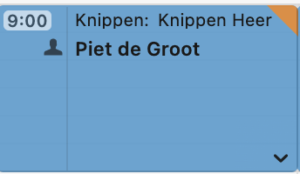 gekoppelde afspraak met salonhub