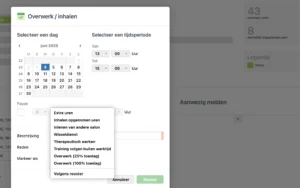 arbeidstherapeutisch aanwezig melden tijdens ziekte