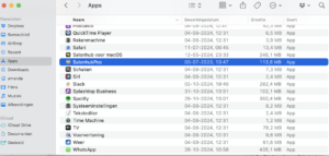 Openen Salonhub Mac OS