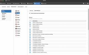 overzicht van behandelingen salonhub