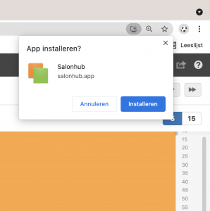 browserversie van salonhub
