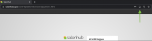 salonhub link voor browser