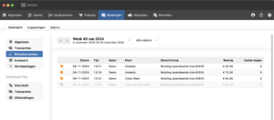 betaalverzoek pagina