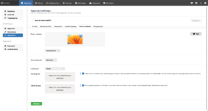 2de scherm instellen via salonhub