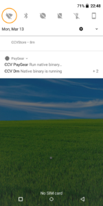 klik op het wifi icoontje