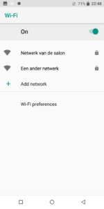 verind wifi met salonhub pax AX77