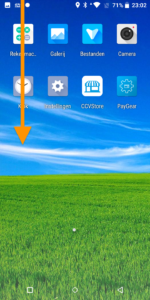 instellingen openen op telefoon