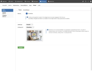 Plaats een achtergrondfoto voor de widget