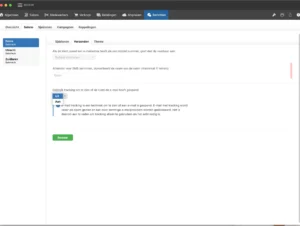Zet e-mail tracking in Salonhub aan