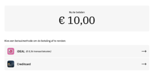 Betaling van salonhub