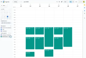 iCal werkrooster medewerker van Salonhub